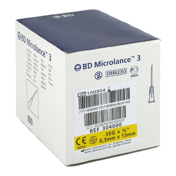 Bild von Bd Microlance Kanüle 30 G 1/2 0,29x13 Mm (100 stk)